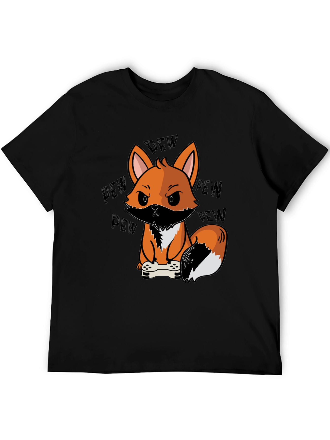 Gamer Fox Graphic T-Shirt