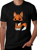 Gamer Fox Graphic T-Shirt