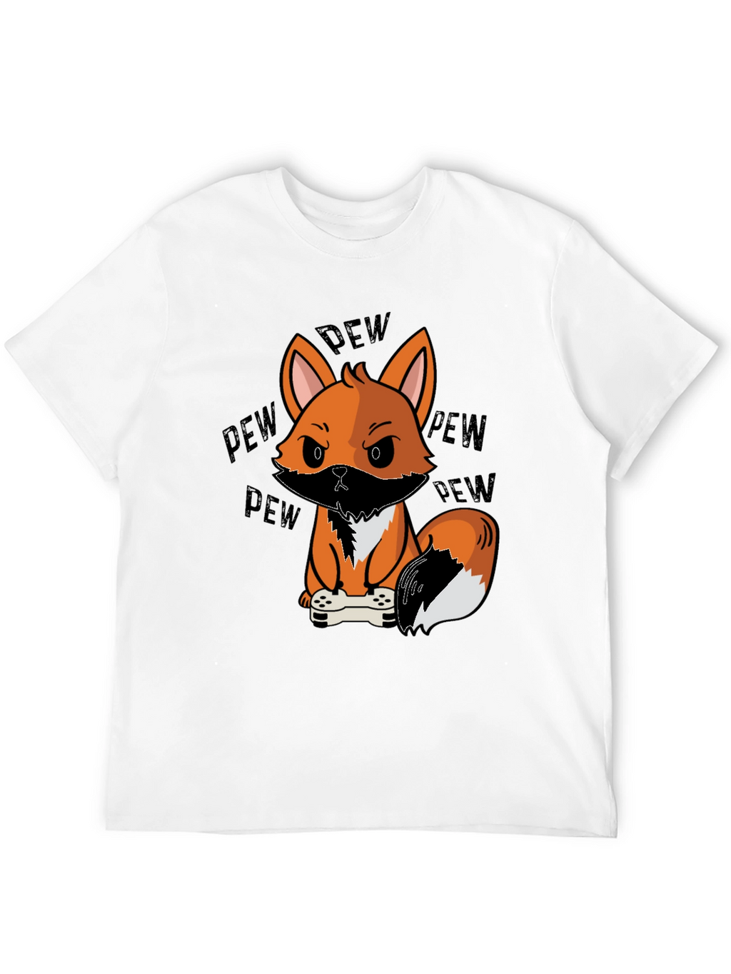 Gamer Fox Graphic T-Shirt
