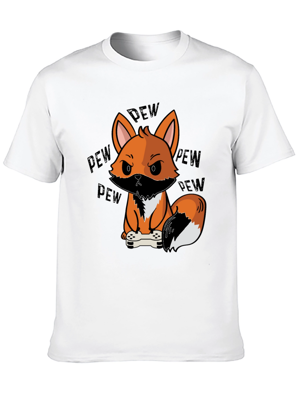 Gamer Fox Graphic T-Shirt
