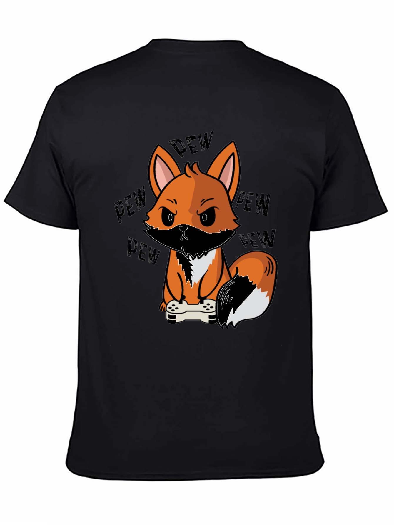 Gamer Fox Graphic T-Shirt