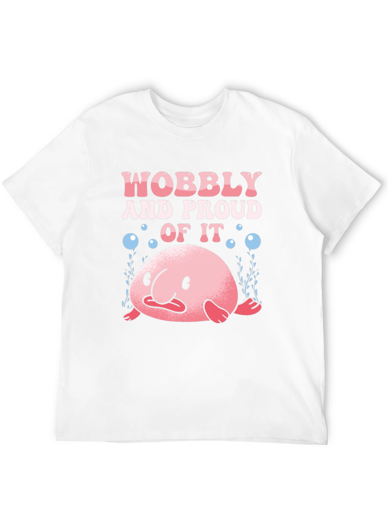 Wobbly and Proud Blobfish Graphic Tee