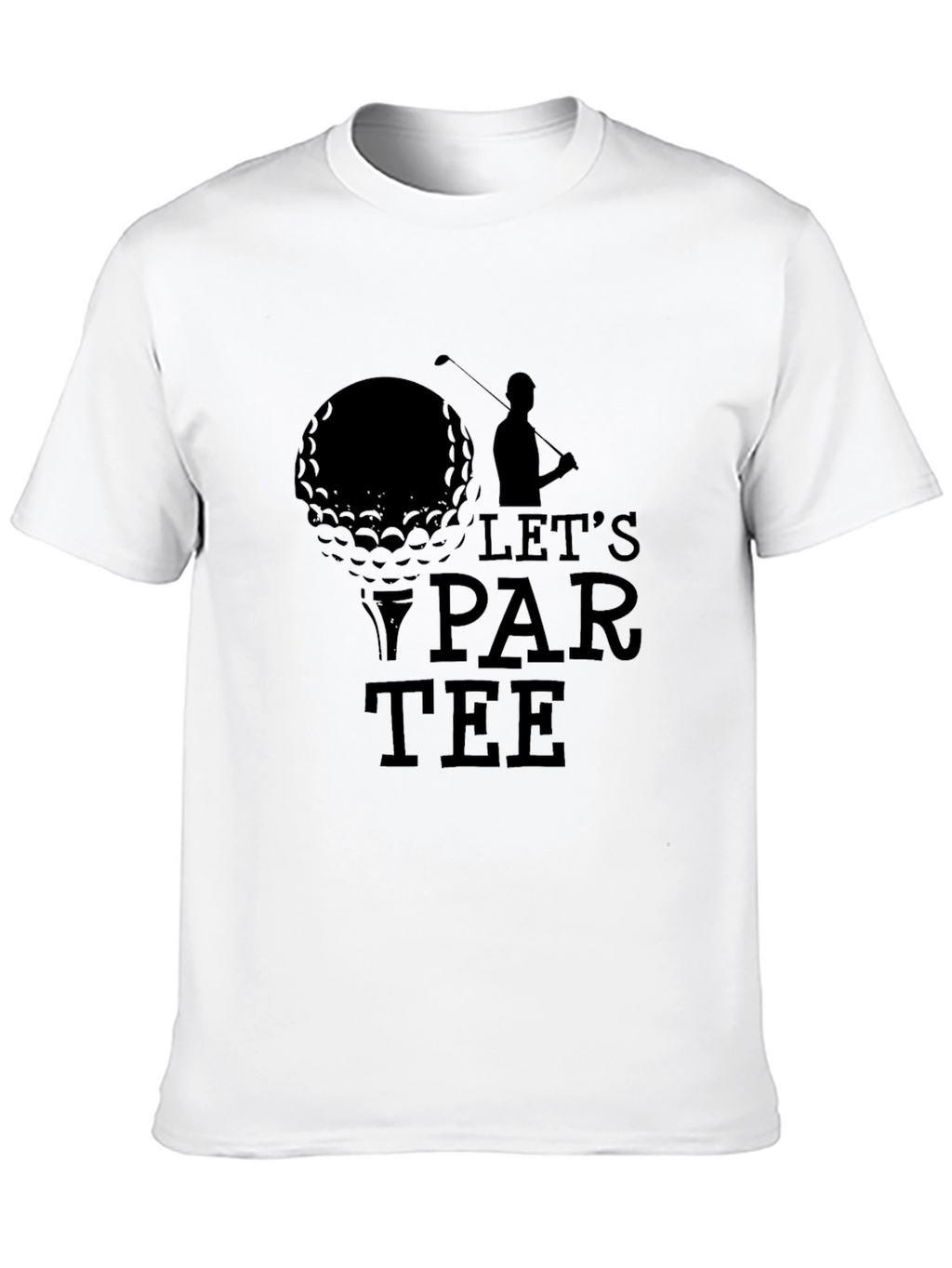 Lets Par-Tee Golf T-Shirt - Black