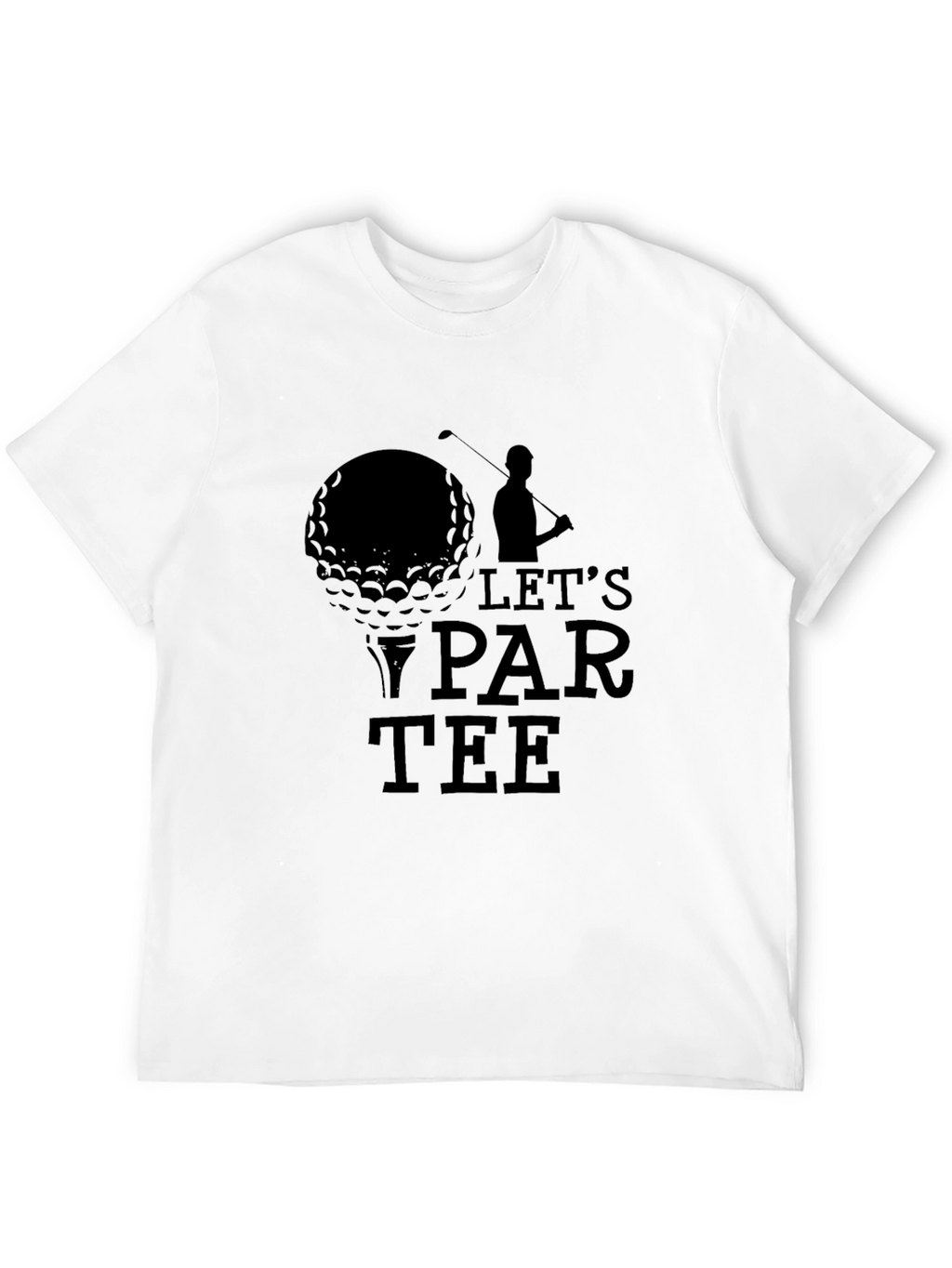 Lets Par-Tee Golf T-Shirt - Black