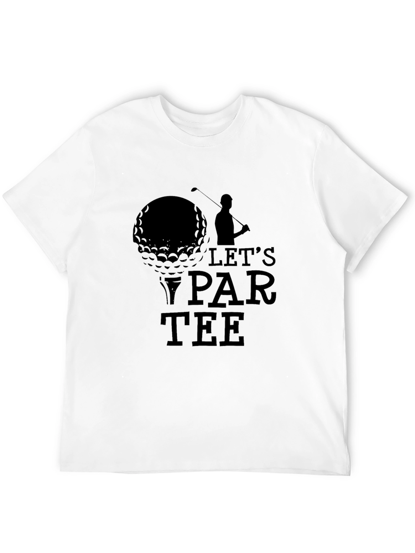 Lets Par-Tee Golf T-Shirt - Black