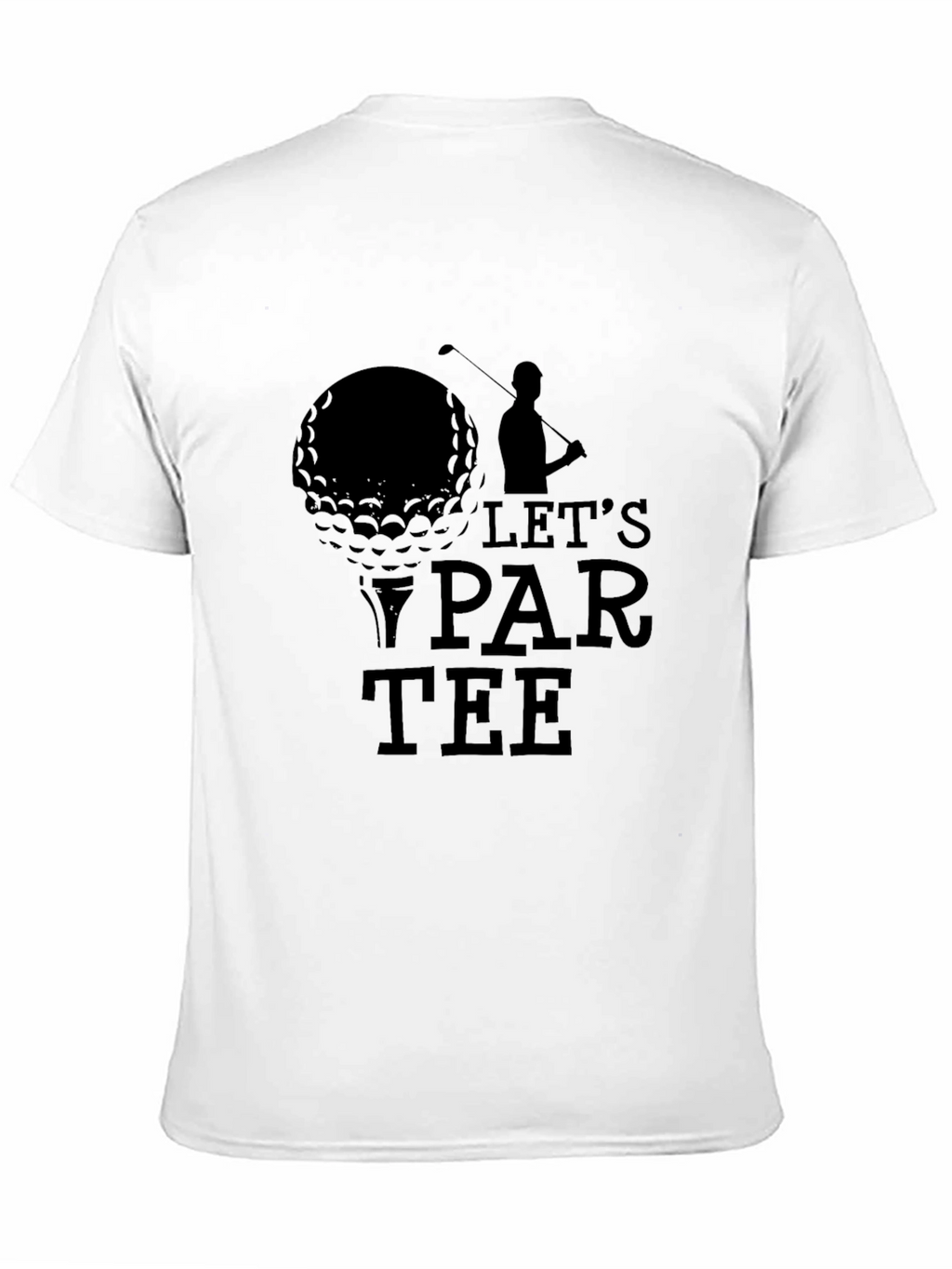 Lets Par-Tee Golf T-Shirt - Black