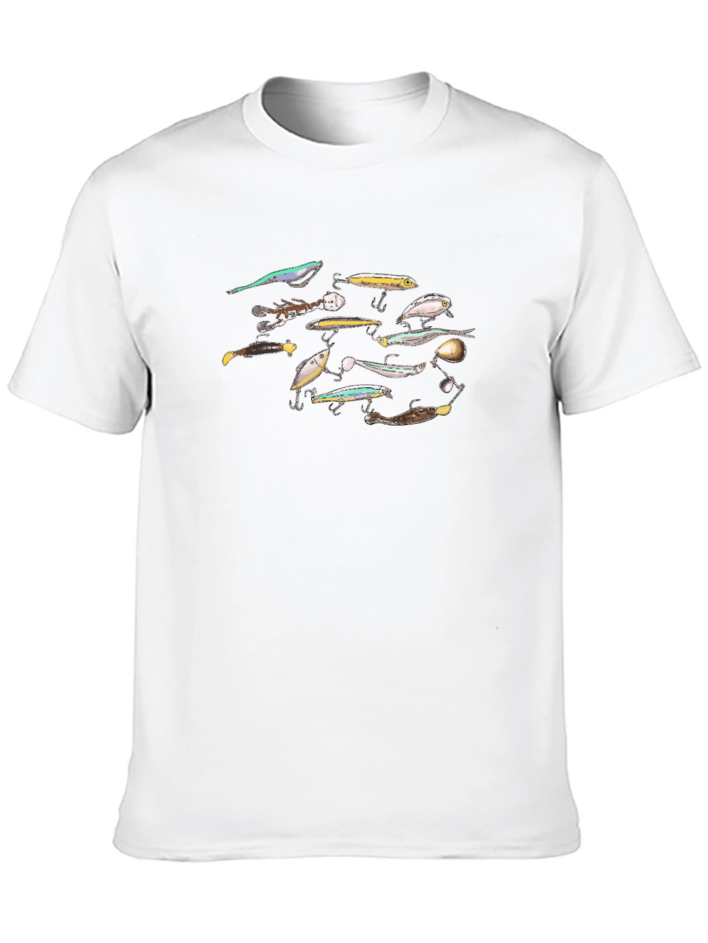 Fishing Lures Graphic Tee