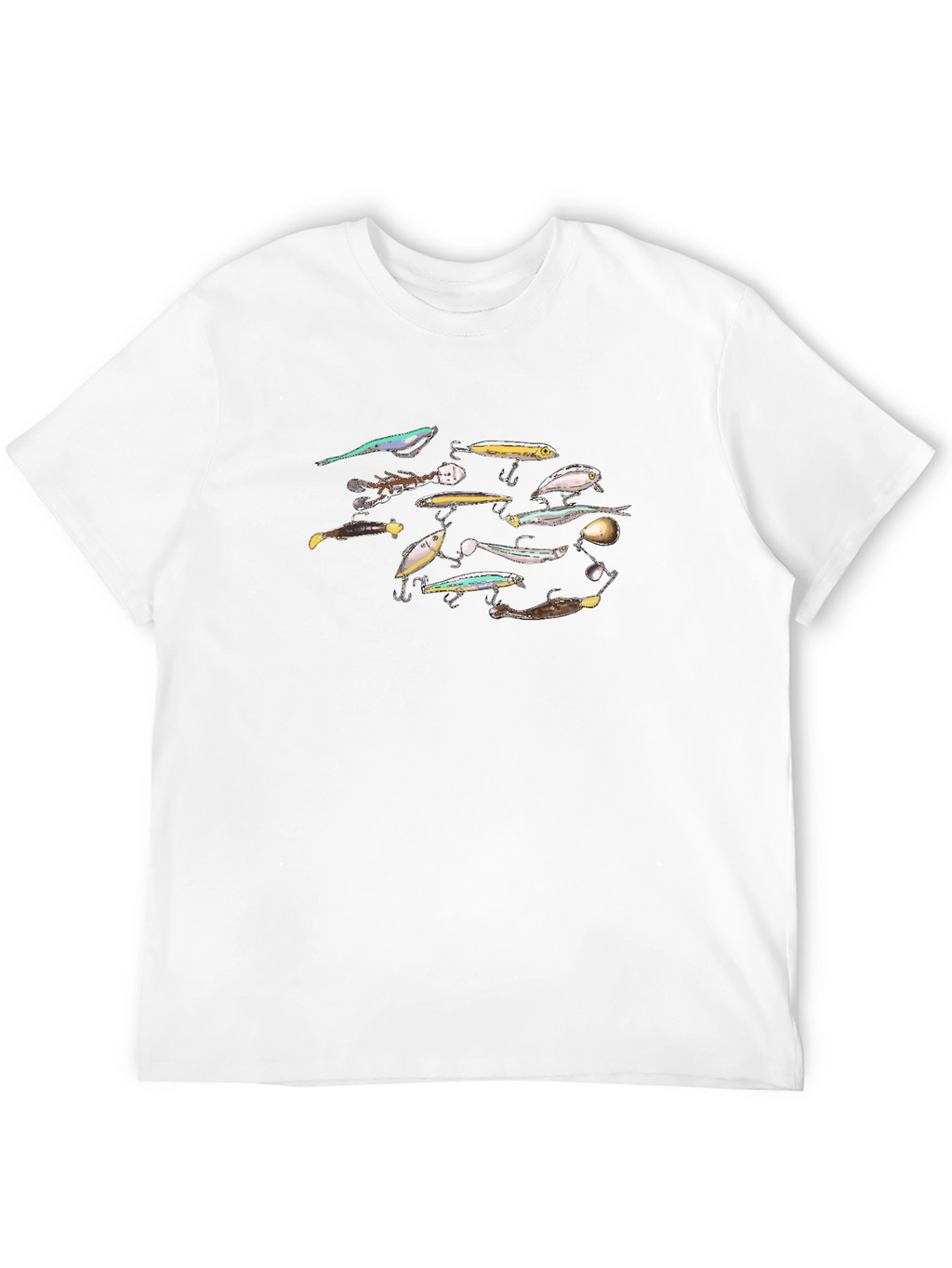 Fishing Lures Graphic Tee