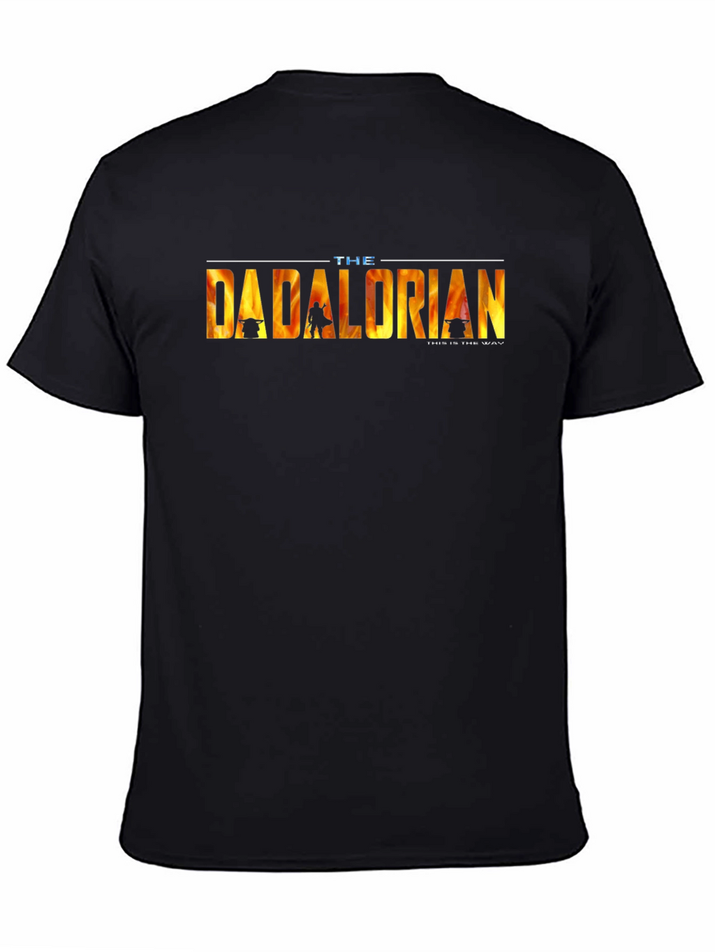 The Dadalorian Mens Black T-Shirt