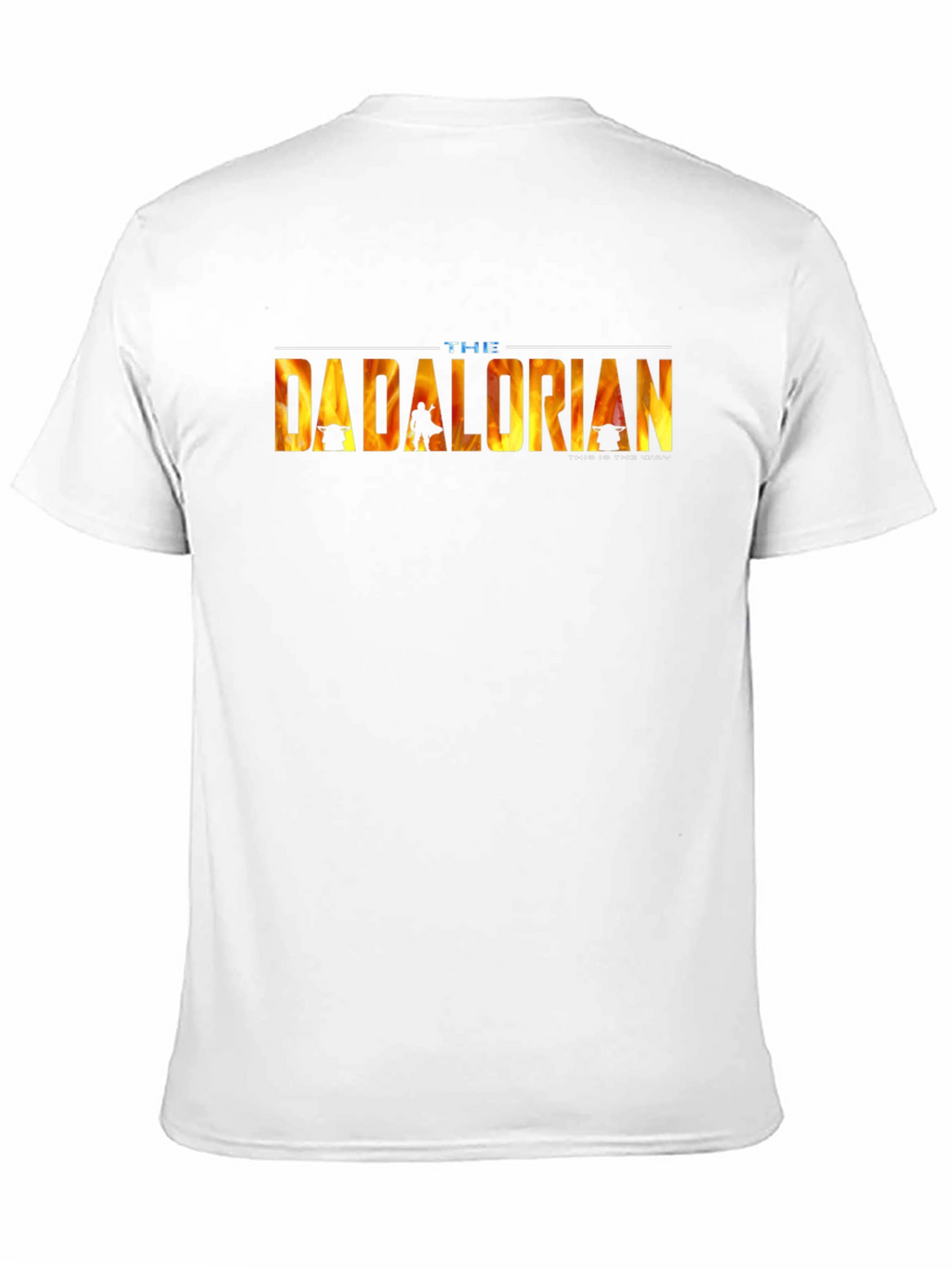 The Dadalorian Mens Black T-Shirt