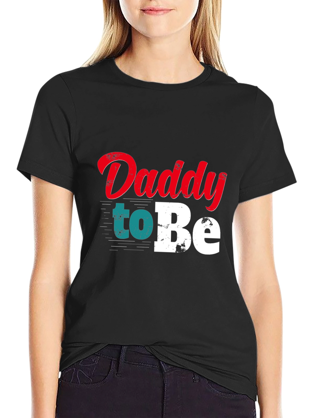 Daddy To Be Graphic Tee - Black T-Shirt