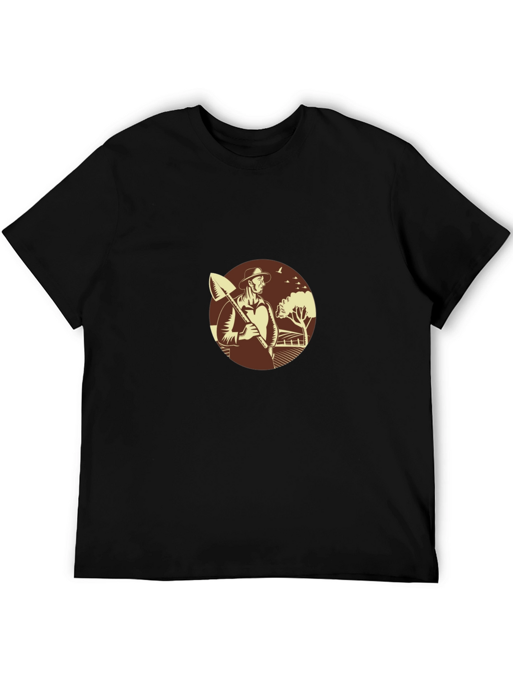 Farmer Graphic Tee - Black