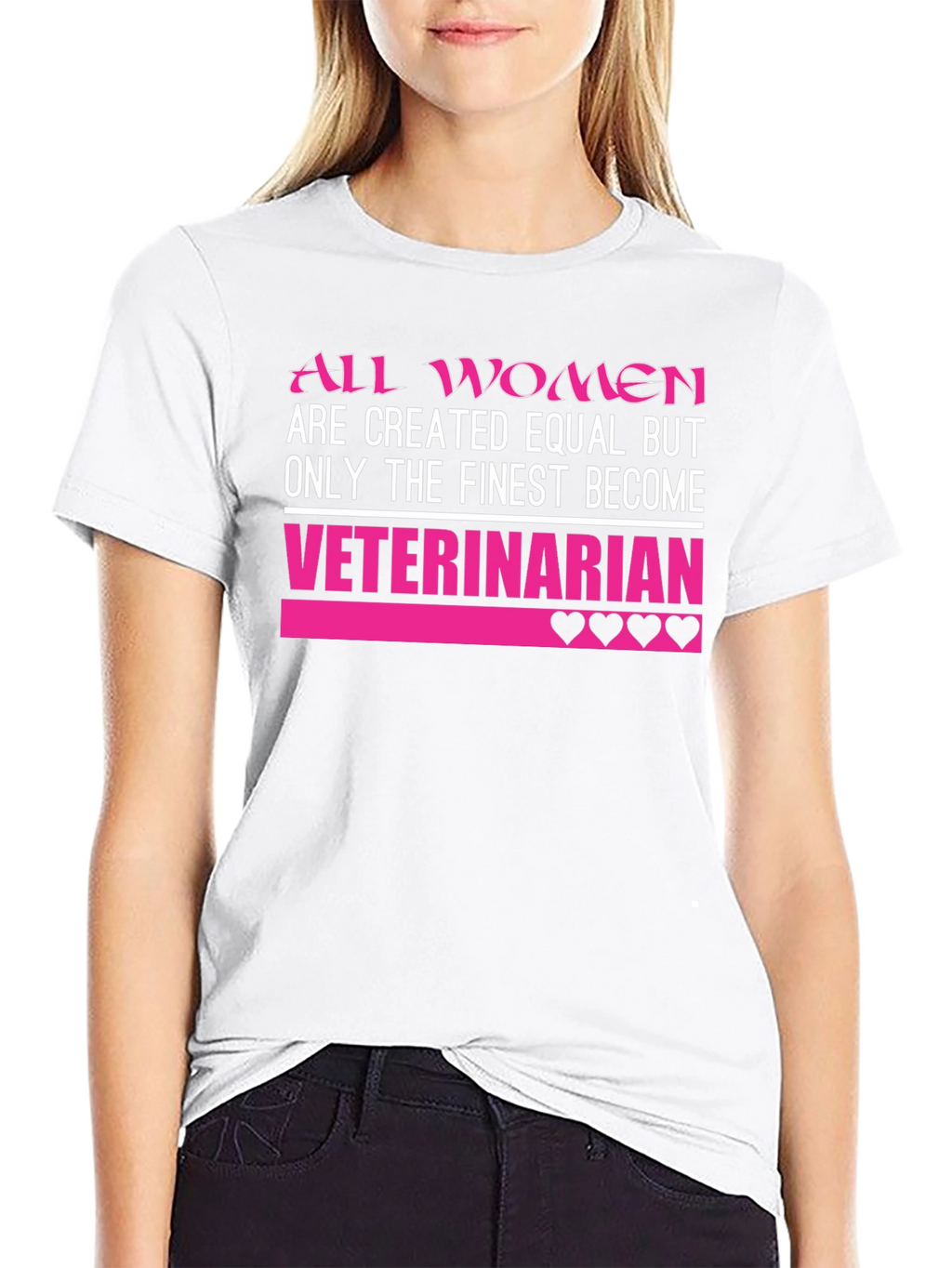 Finest Veterinarian Womens T-Shirt