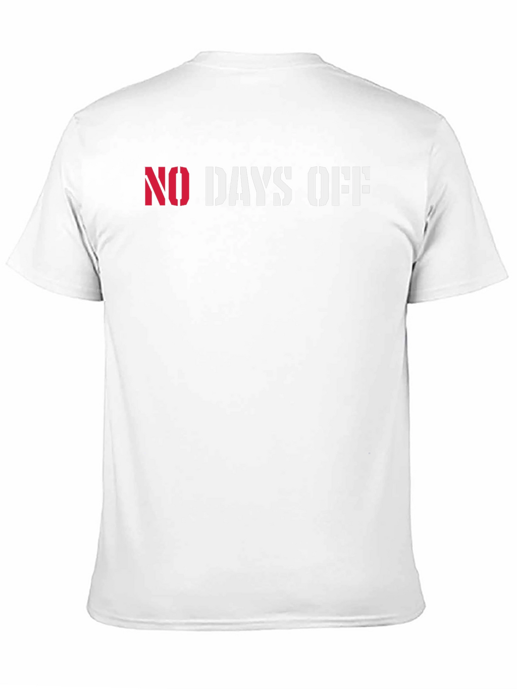 No Days Off Graphic Tee - Black