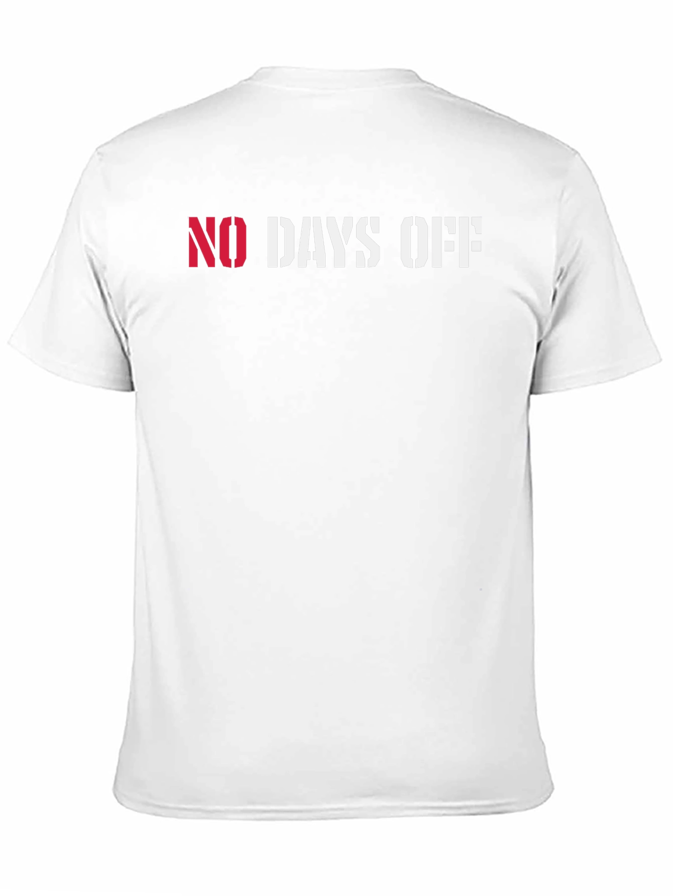 No Days Off Graphic Tee - Black