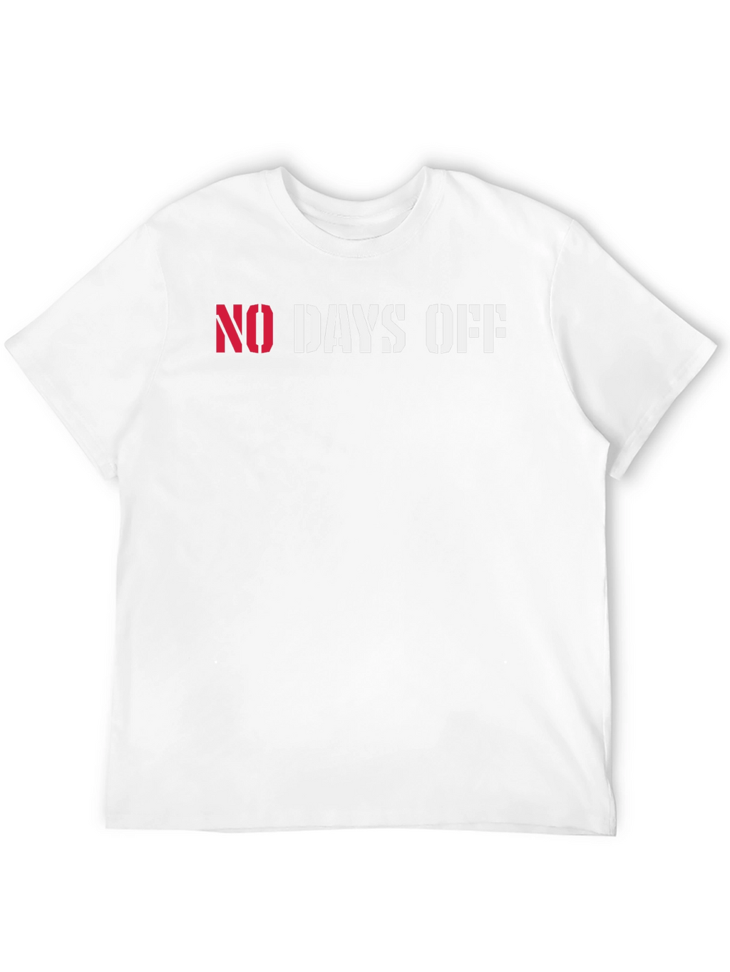 No Days Off Graphic Tee - Black