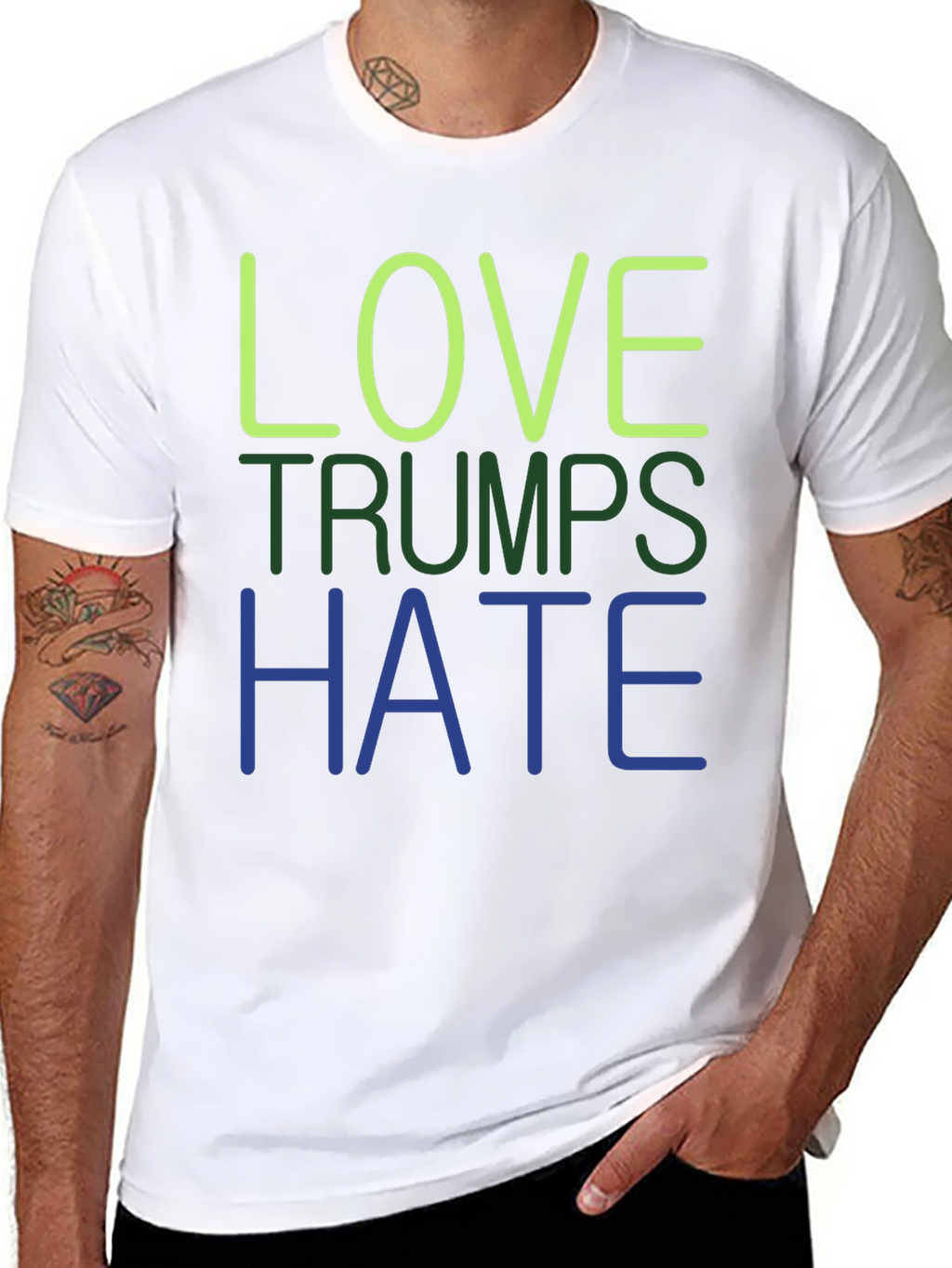 Love Trumps Hate Graphic T-Shirt