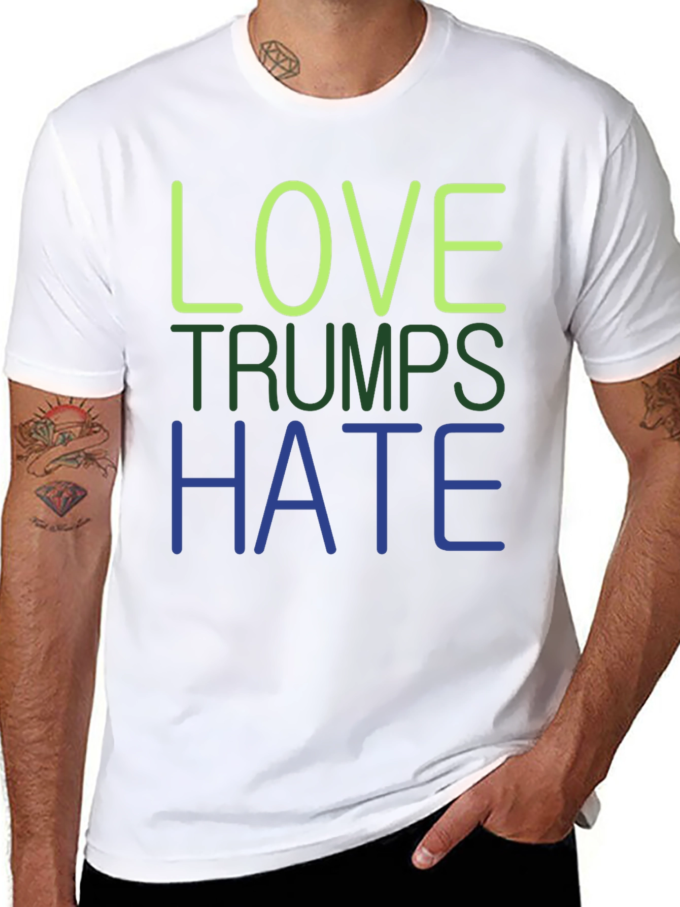 Love Trumps Hate Graphic T-Shirt