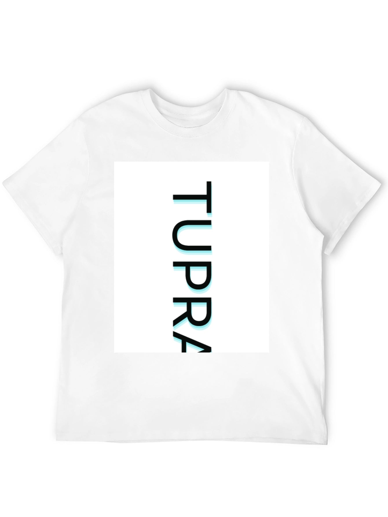 TUPPRA Graphic Tee - Modern Casual Black T-Shirt