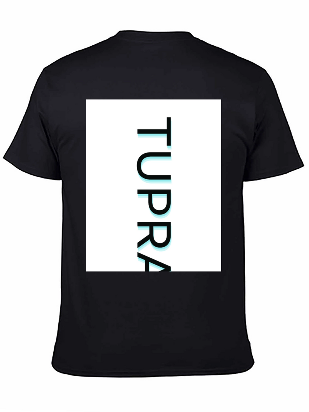 TUPPRA Graphic Tee - Modern Casual Black T-Shirt