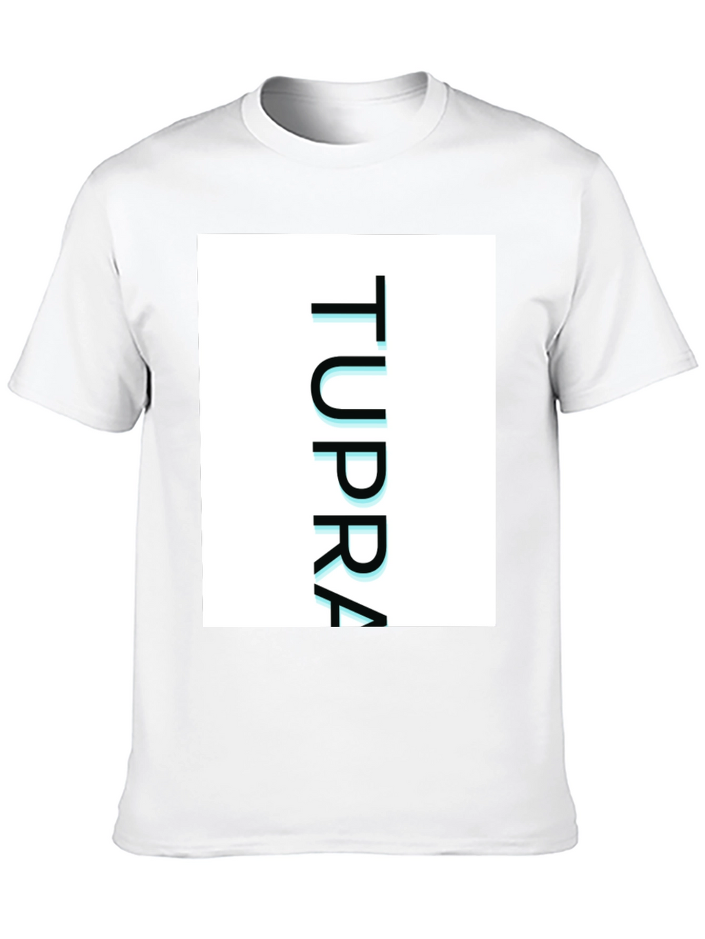 TUPPRA Graphic Tee - Modern Casual Black T-Shirt