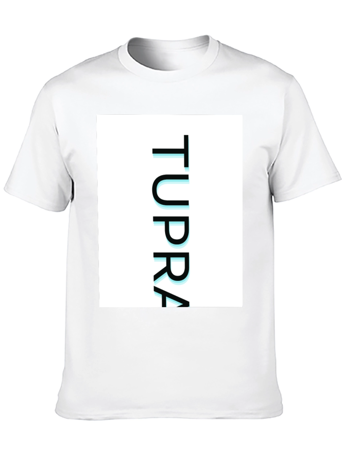 TUPPRA Graphic Tee - Modern Casual Black T-Shirt