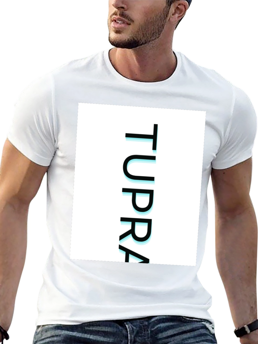 TUPPRA Graphic Tee - Modern Casual Black T-Shirt