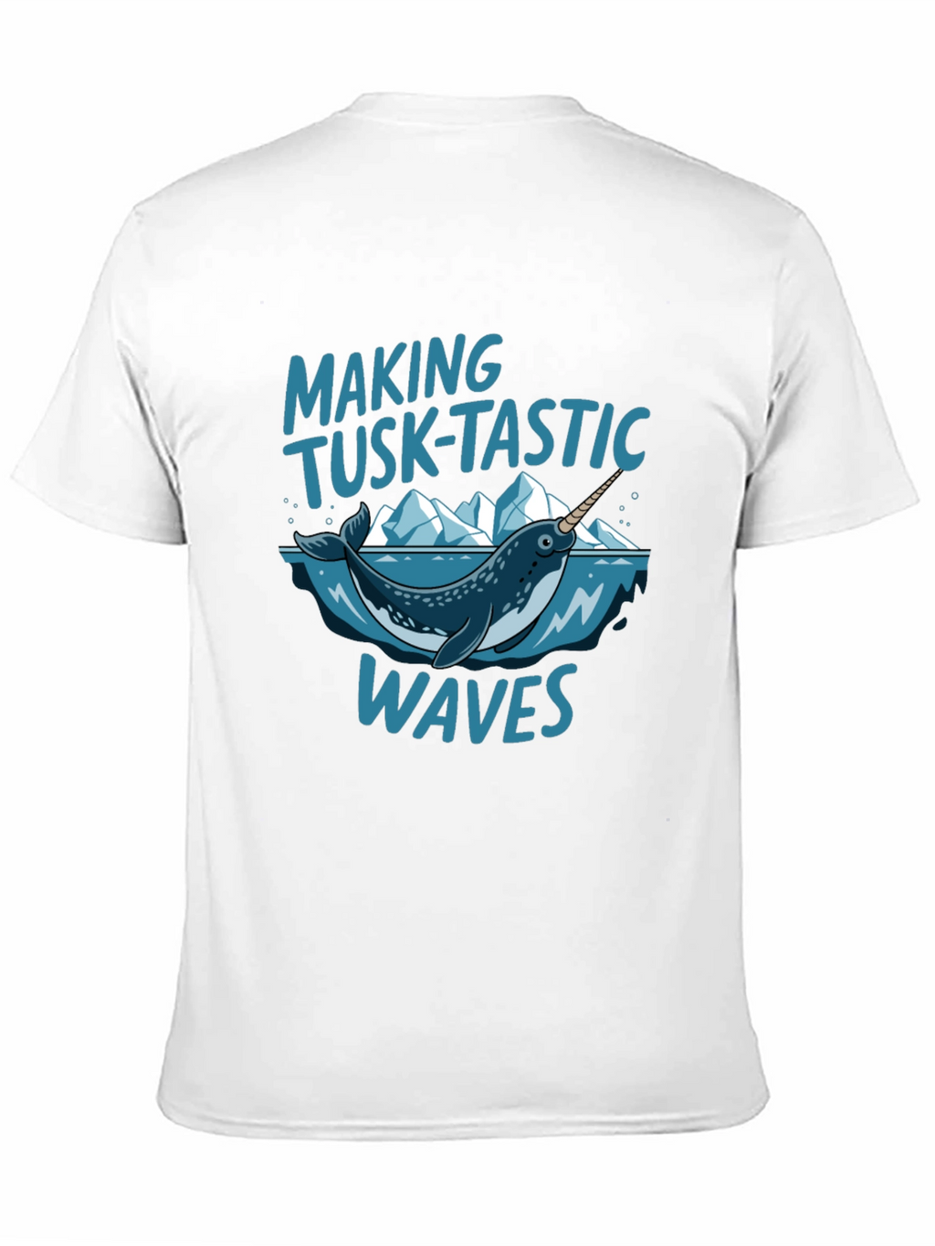 Tusk-Tastic Waves Black Graphic Tee