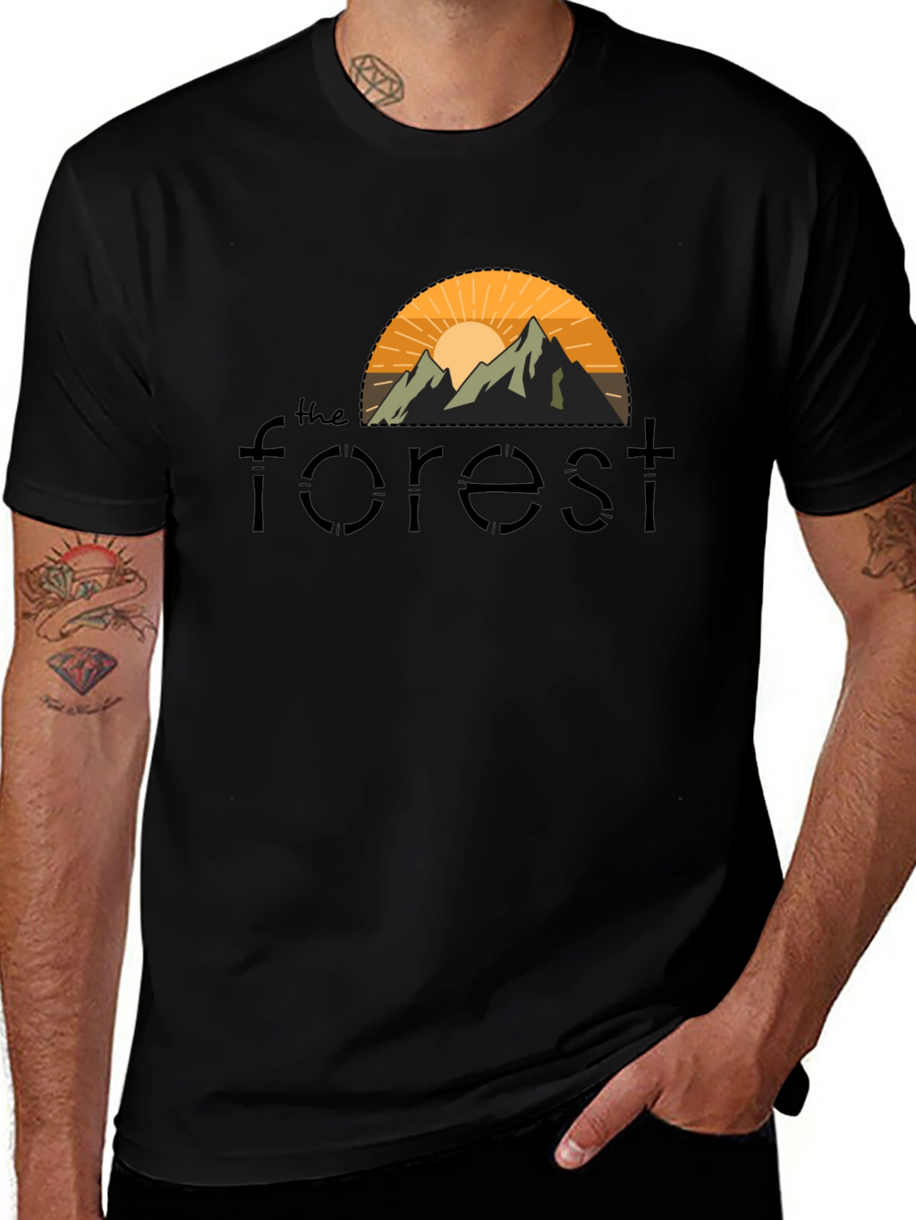 The Forest Graphic Tee - Nature Inspired Design