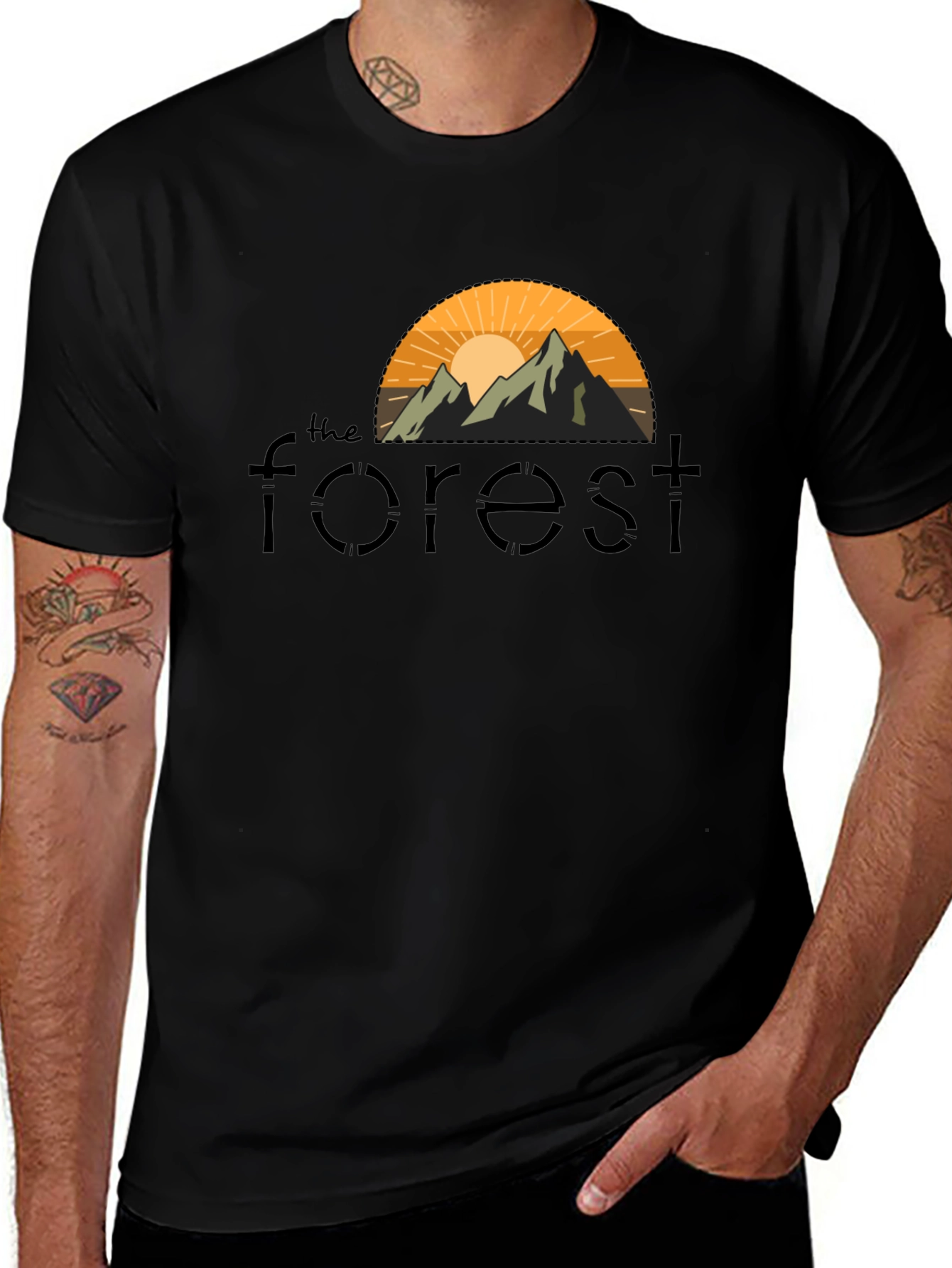 The Forest Graphic Tee - Nature Inspired Design
