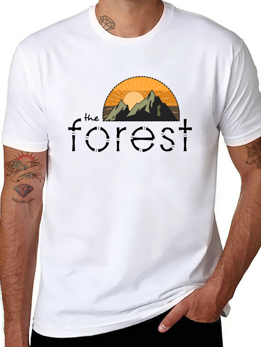 The Forest Graphic Tee - Nature Inspired Design