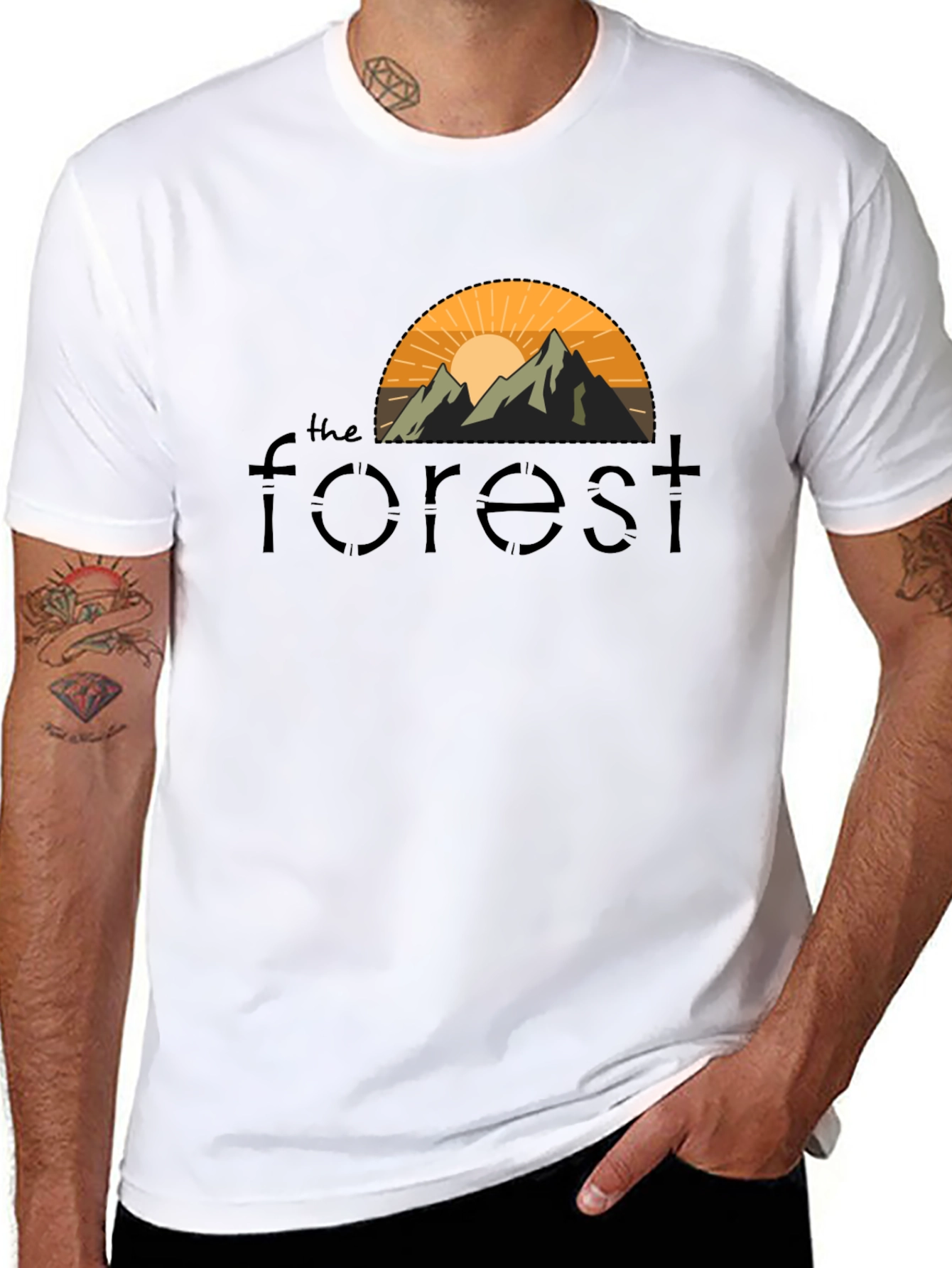 The Forest Graphic Tee - Nature Inspired Design