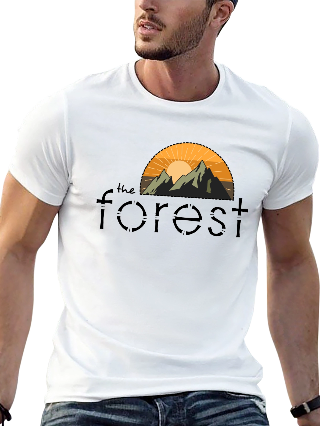 The Forest Graphic Tee - Nature Inspired Design