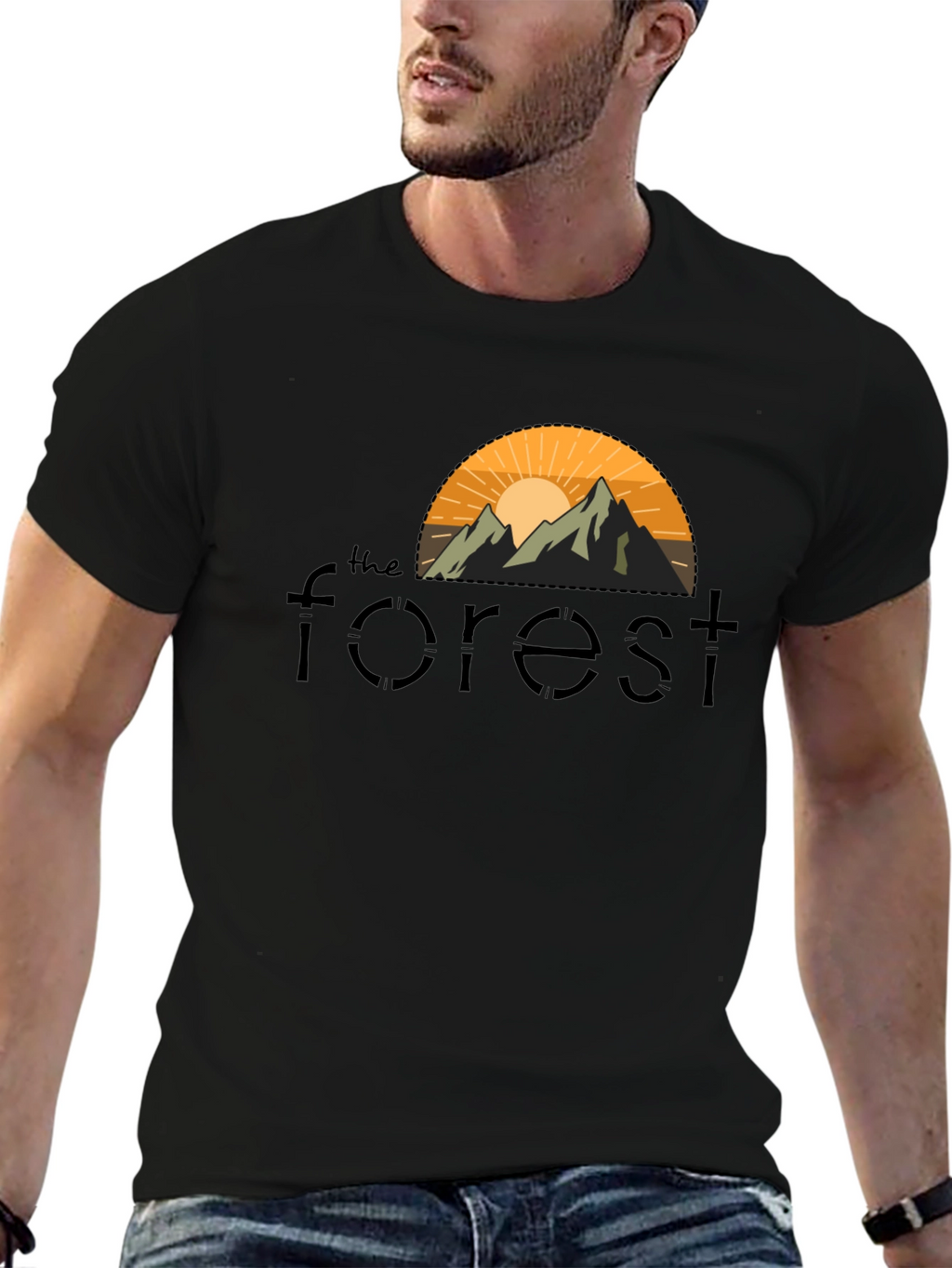 The Forest Graphic Tee - Nature Inspired Design