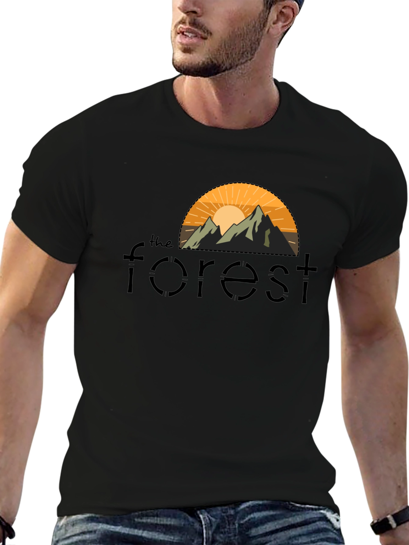 The Forest Graphic Tee - Nature Inspired Design