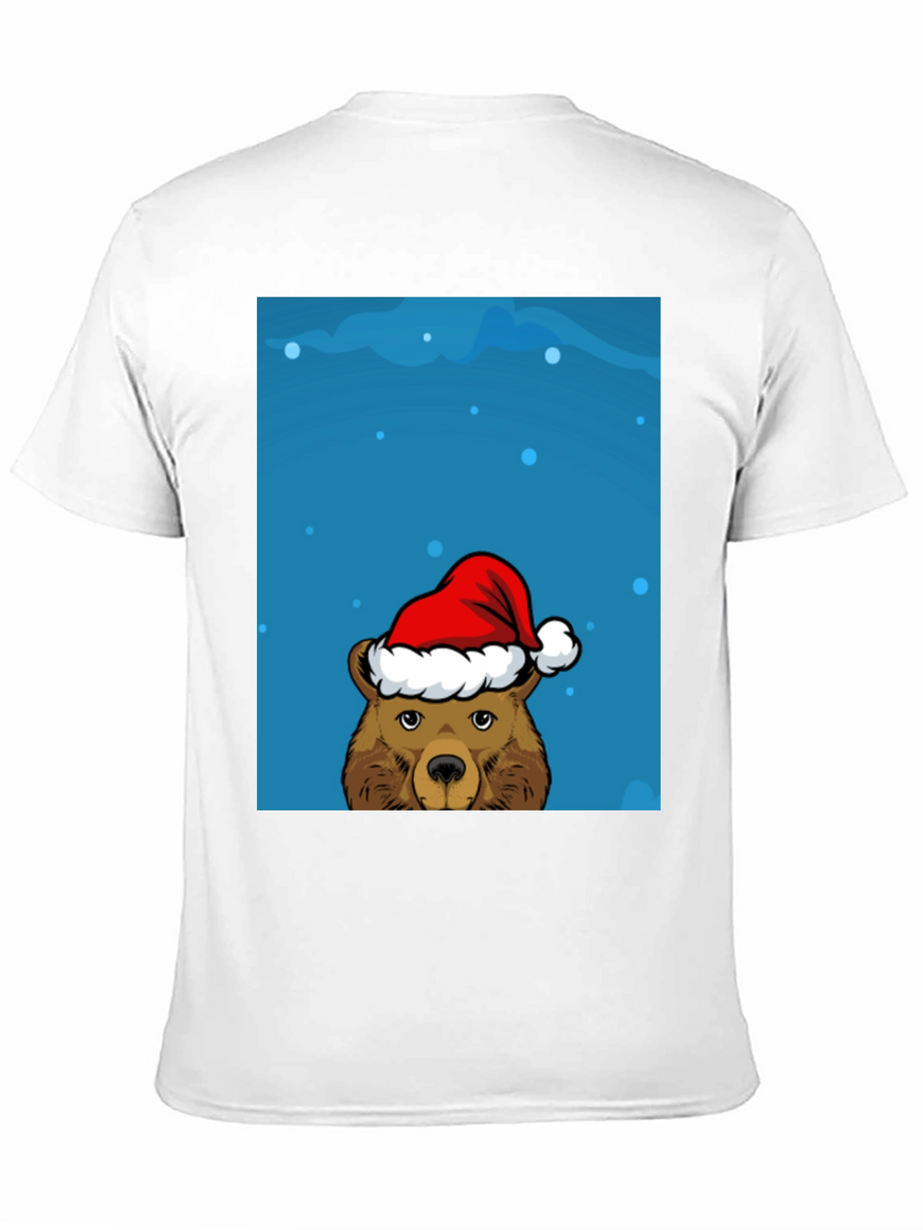 Festive Bear Graphic Tee - Holiday Cheer