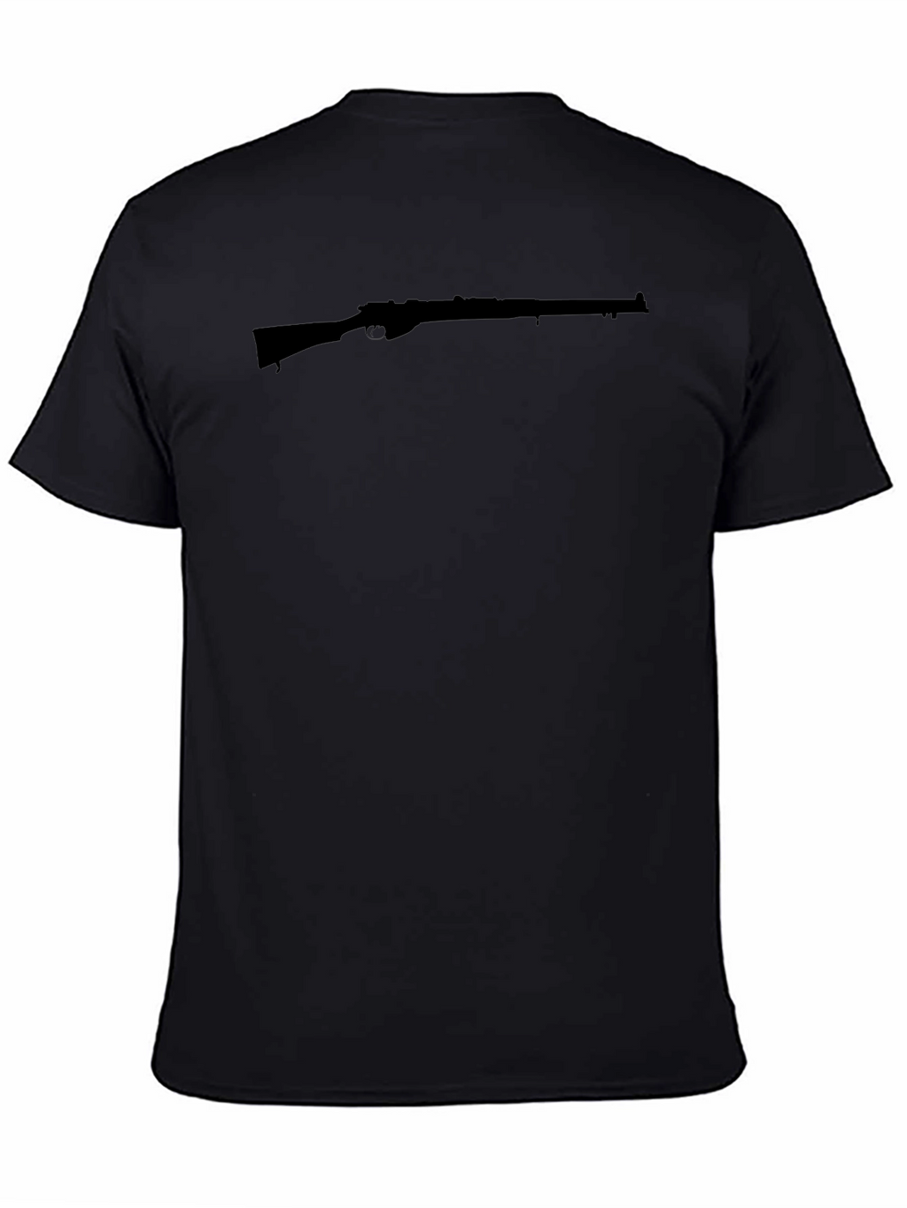 Rifle Graphic Black T-Shirt - Classic Cool