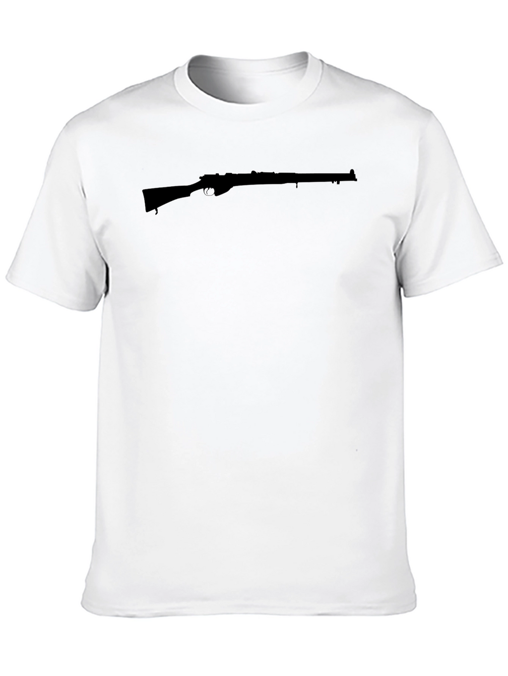 Rifle Graphic Black T-Shirt - Classic Cool