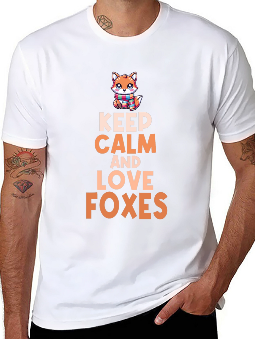 Keep Calm and Love Foxes T-Shirt