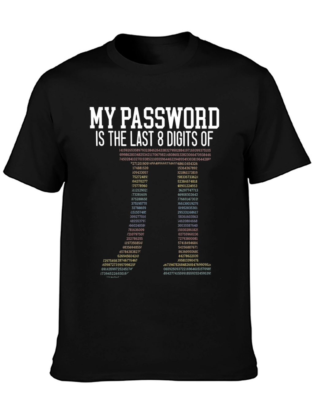 My Password is Last 8 Digits T-Shirt