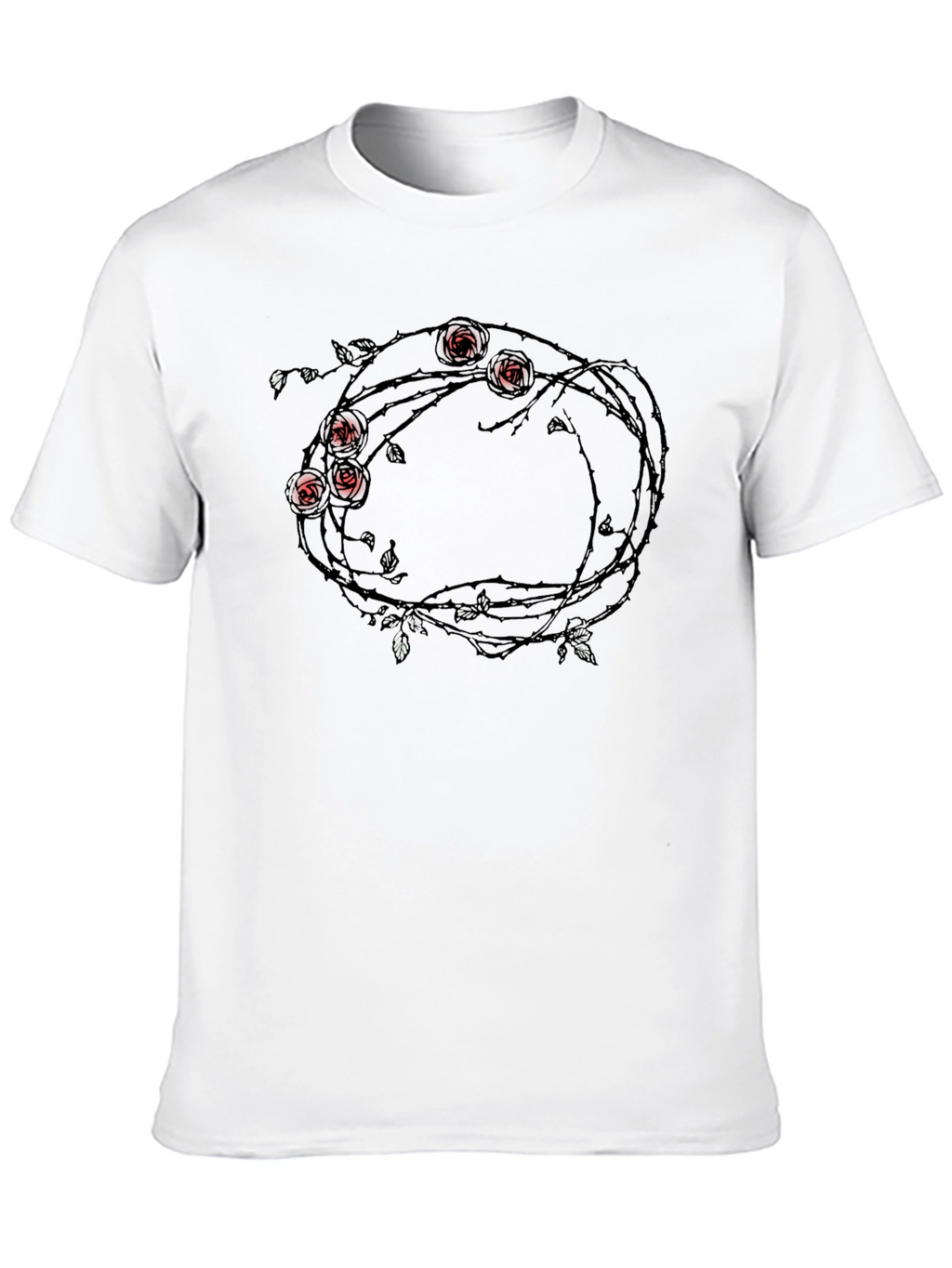 Rose Vine Graphic T-Shirt