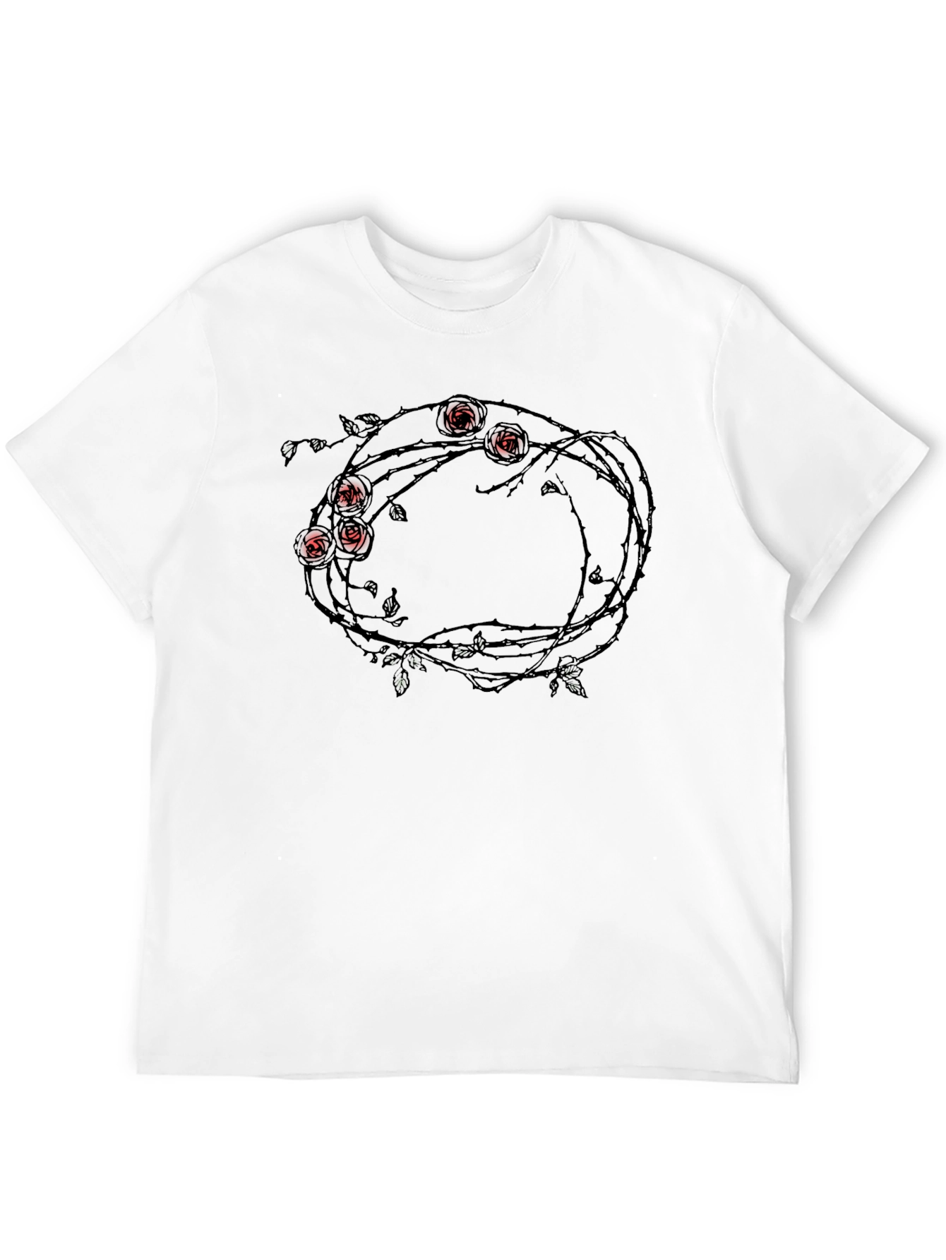 Rose Vine Graphic T-Shirt