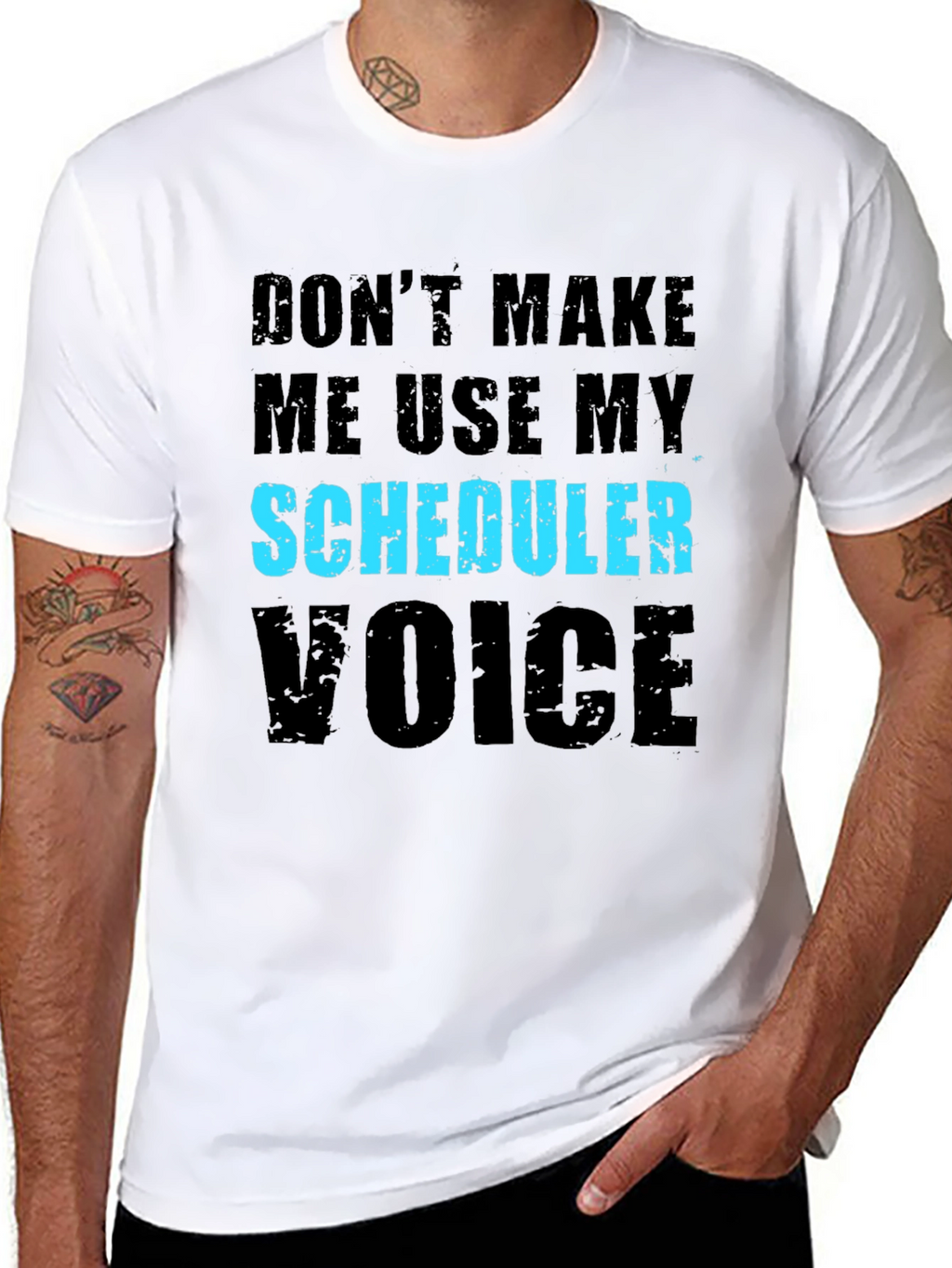 Scheduler Voice T-Shirt - Funny Job Gift