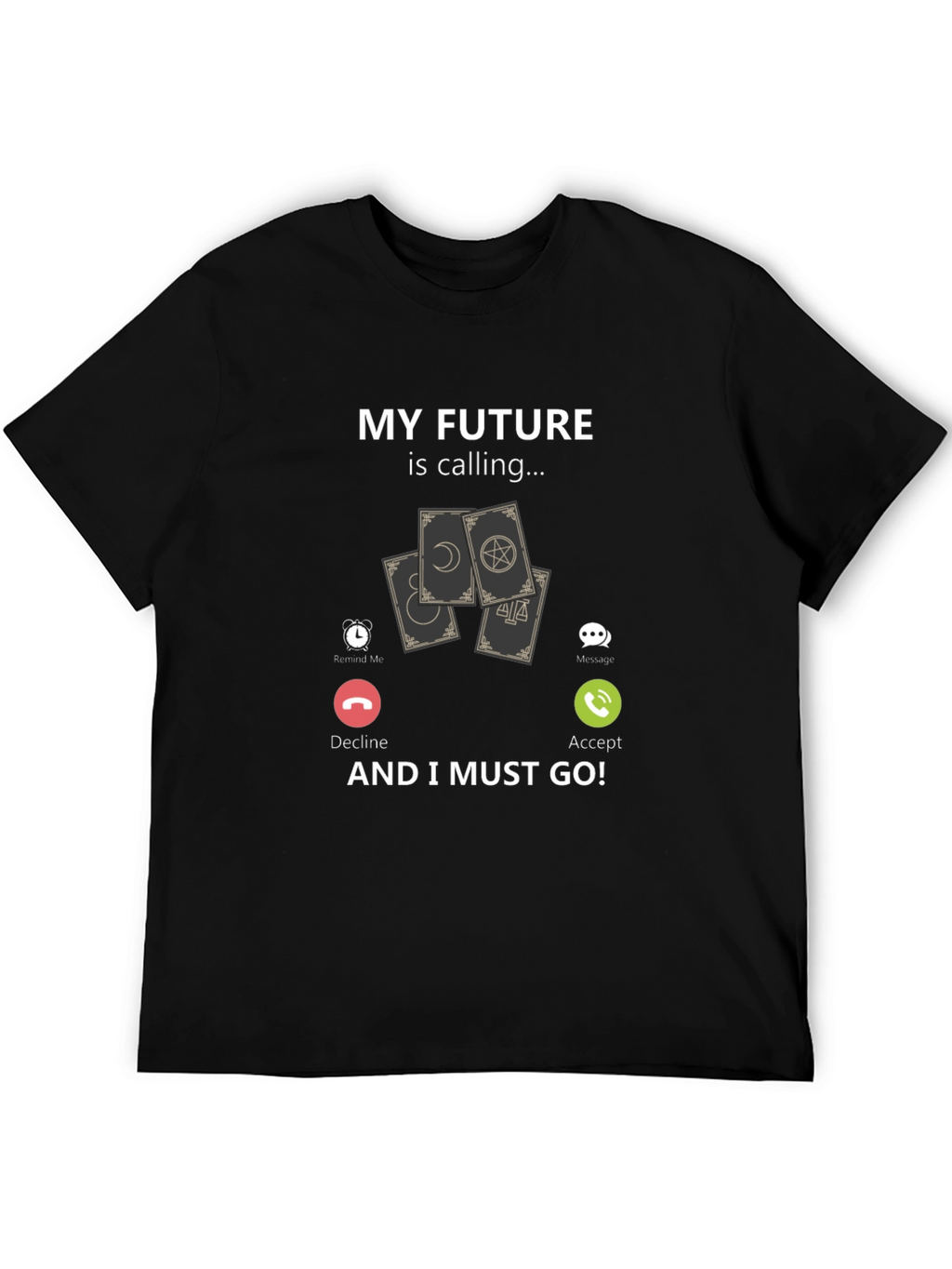 Future Calling T-Shirt: Tarot Card Graphic Tee