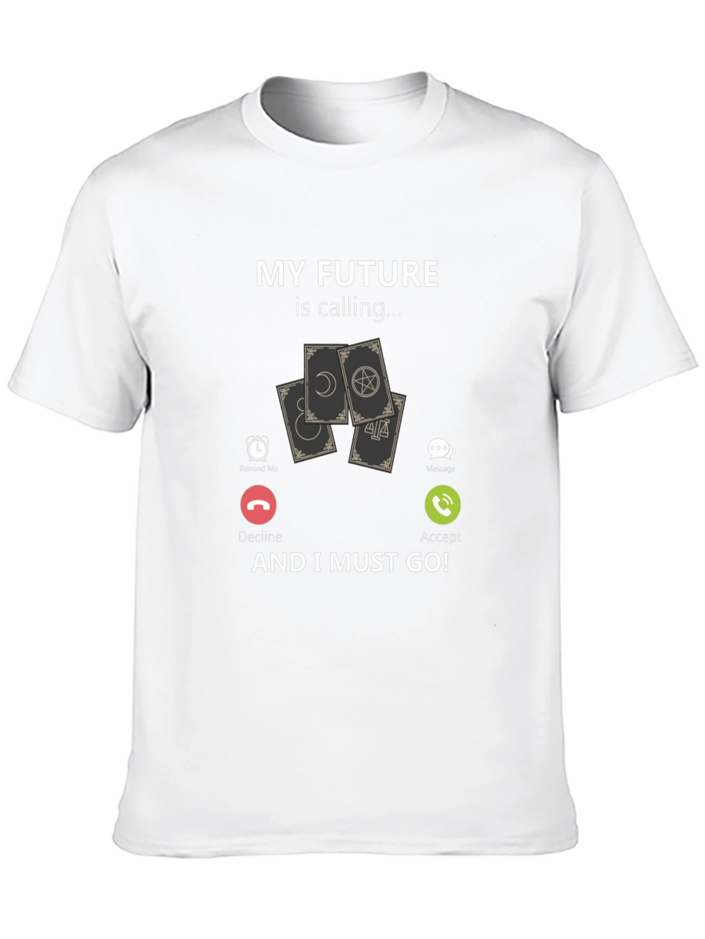 Future Calling T-Shirt: Tarot Card Graphic Tee