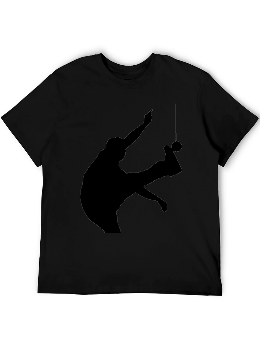 Retro Silhouette Graphic T-Shirt - Black