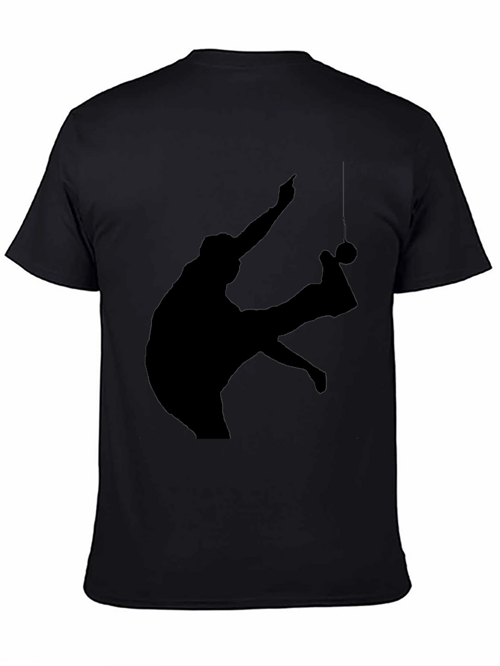 Retro Silhouette Graphic T-Shirt - Black