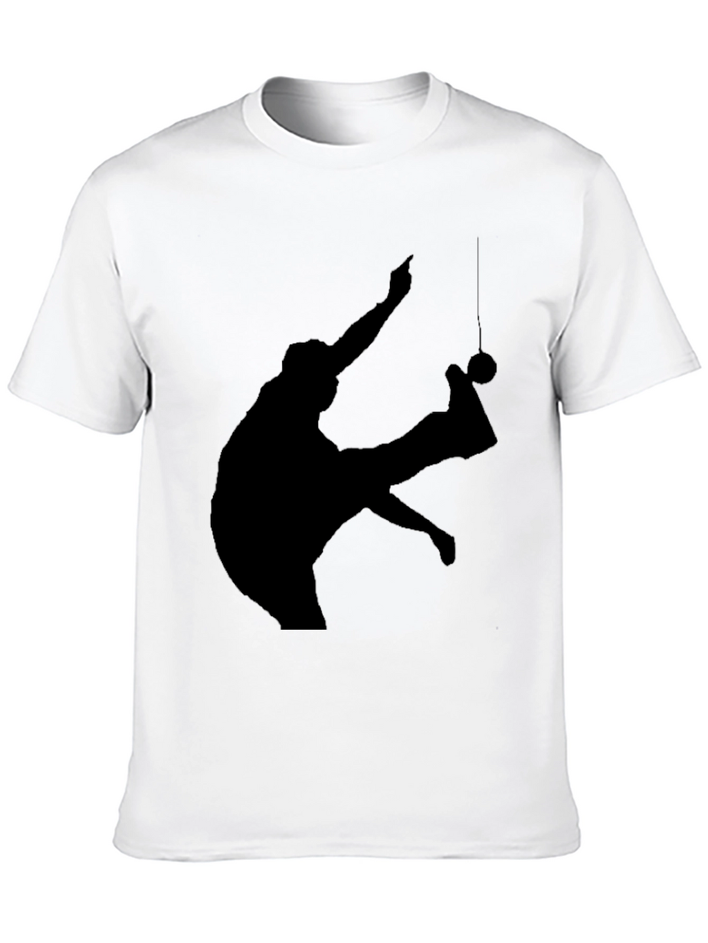 Retro Silhouette Graphic T-Shirt - Black