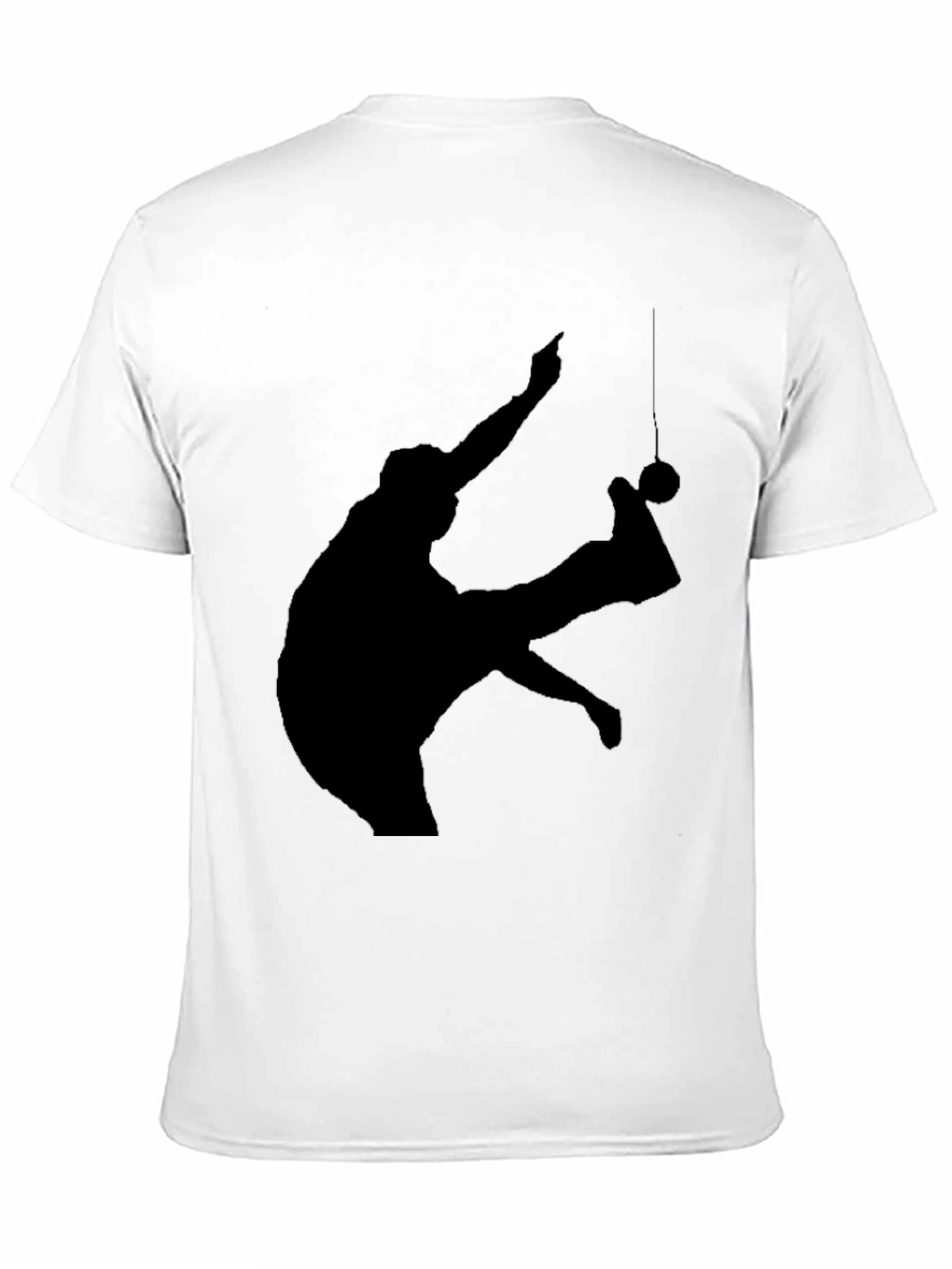 Retro Silhouette Graphic T-Shirt - Black