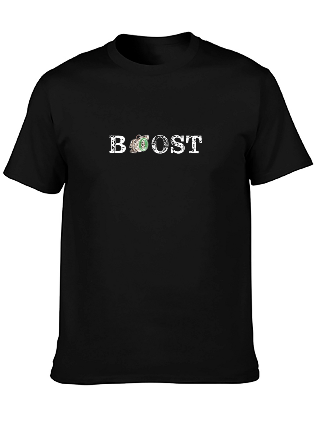 Boost Turbo Graphic Tee - Mens Black Cotton T-Shirt